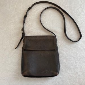 Lamarthe Brown Leather Crossbody Purse